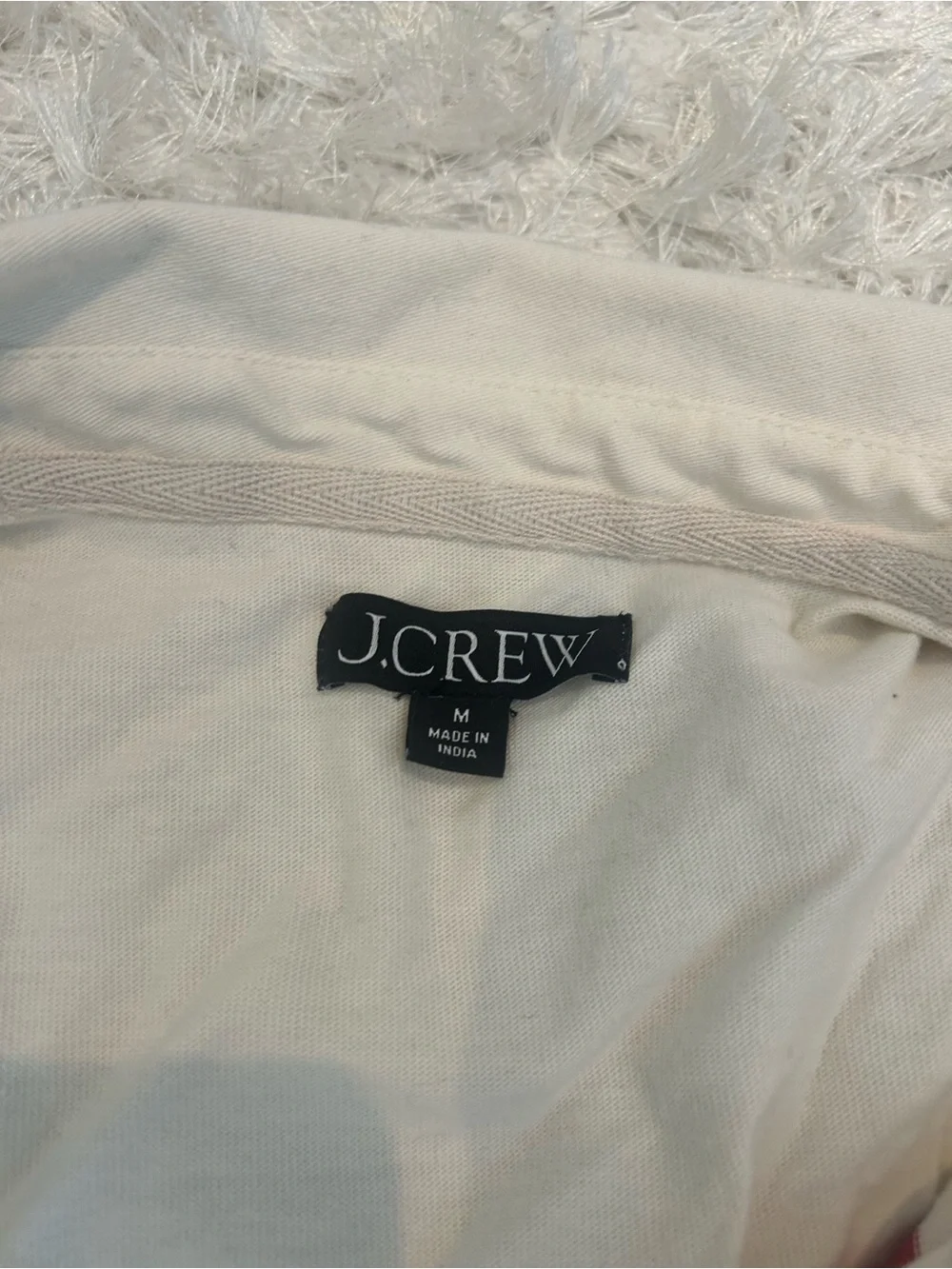 J. Crew Cream Knit Top